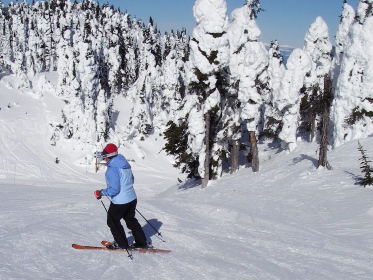 Skiing with Nancy Greene at Sun Peaks